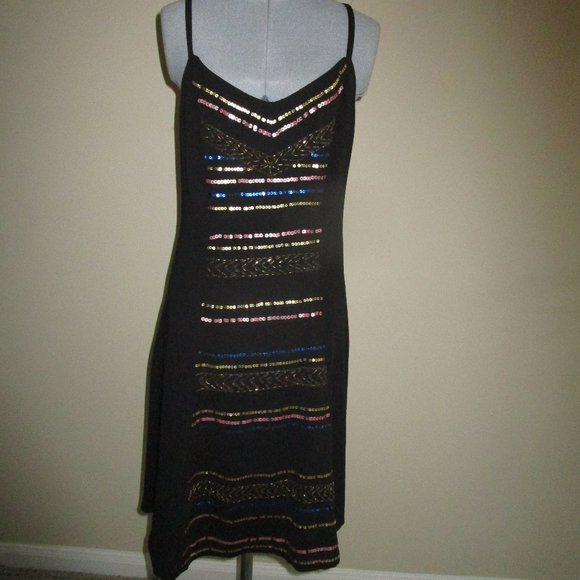 C. Luce Dresses & Skirts - C. Luce Black Beaded Dress